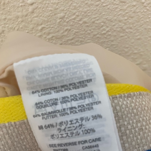 J. Crew Jacquard Stripe Fringe Hem Skirt Size 8 - Picture 6 of 6